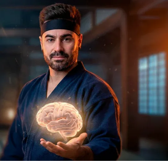 Víctor Rodrigo, fundador de Dojo Invicto, en el dojo
